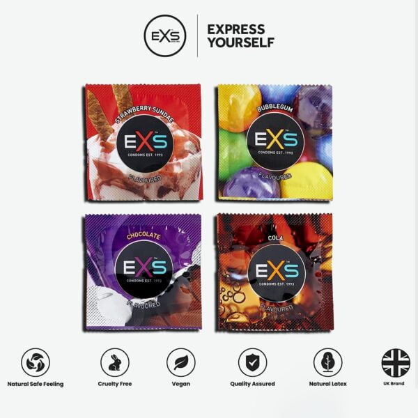 EXS Mixed Flavours Condoms 1