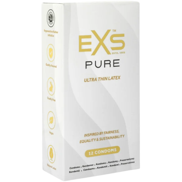 EXSMixedFlavouredFlavourCondomsCondomVeganFriendly12Pack1
