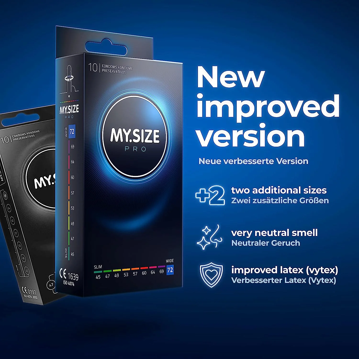 MY.SIZE Pro 72mm Condoms 5