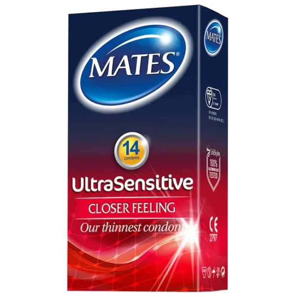 Mates Ultra Sensitive Condoms 14 Pack