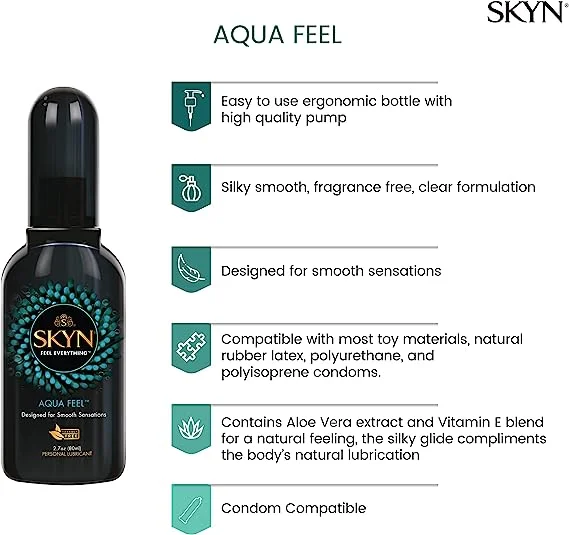 SKYN Aqua Feel Lubricant 80ml 2