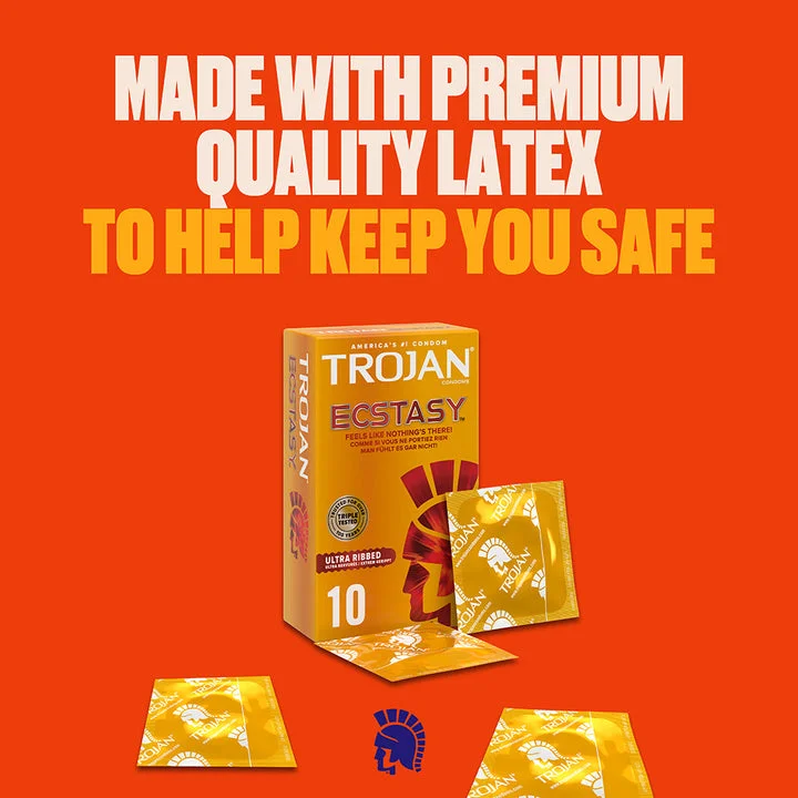 Trojan Ecstasy Ultra Condoms 4 Trojan Ecstasy Ultra Condoms 3