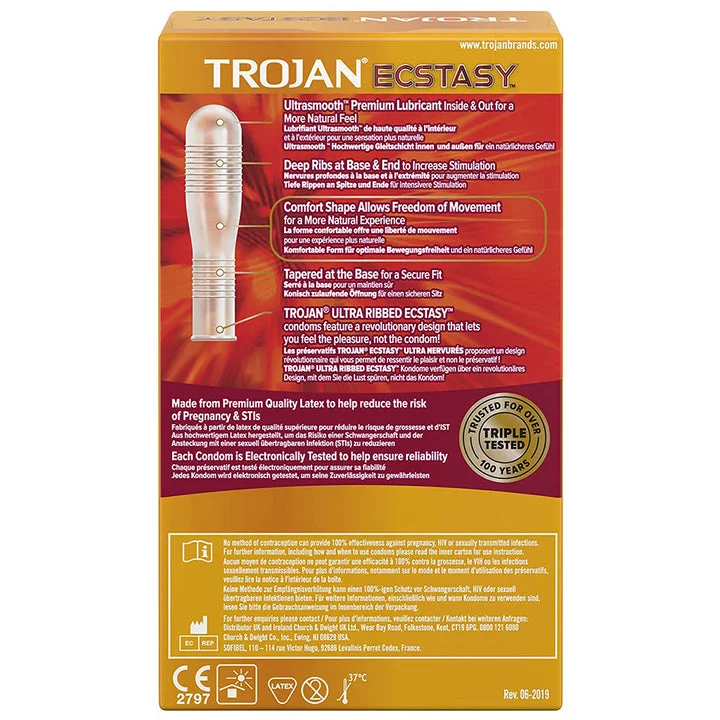 Trojan Ecstasy Ultra Condoms 8 Trojan Ecstasy Ultra Condoms 7