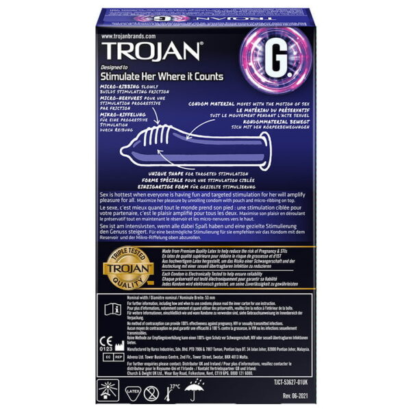 Trojan G Spot Condoms 6 1