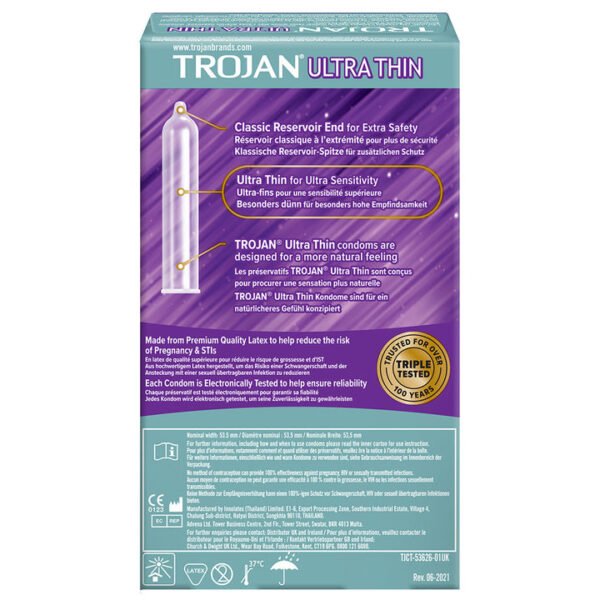 Trojan Ultra Thin Condoms 6