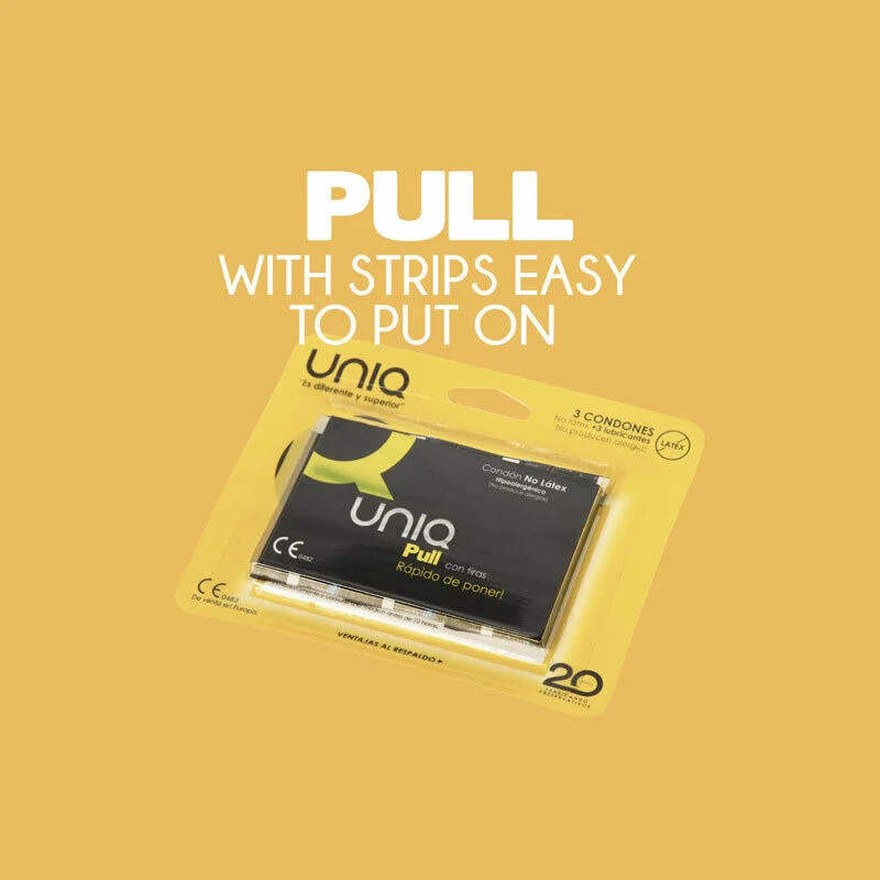 UNIQ Pull Latex Free Condoms 2 UNIQ Pull Latex Free Condoms 5