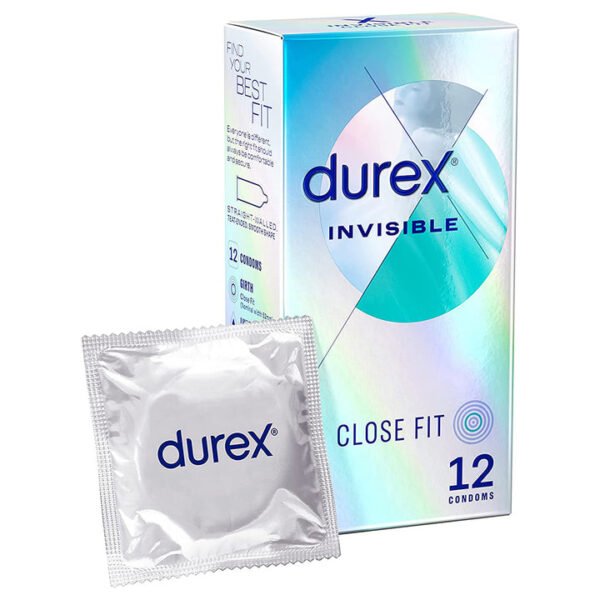 durex invisible extra sensitive condoms 12 pack