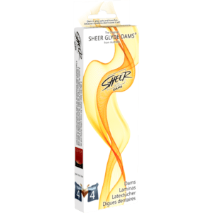 Sheer Glyde Dams Black/Cola 4 Pack