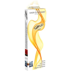 Sheer Glyde Dams Black/Cola 4 Pack