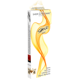 Sheer Glyde Dams Creme/Vanilla 4 Pack