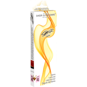 Sheer Glyde Dams Pink/Strawberry 4 Pack