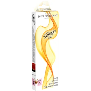 Sheer Glyde Dams Pink/Strawberry 4 Pack