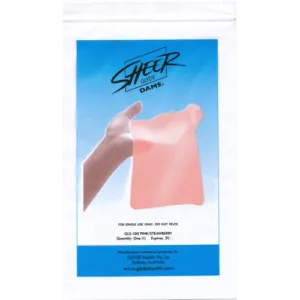Sheer Glyde Dams Pink/Strawberry 4 Pack