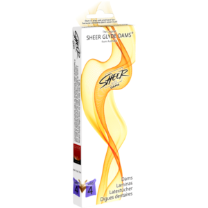 Sheer Glyde Dams Purple/Wildberry 4 Pack