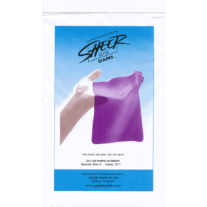 Sheer Glyde Dams Purple/Wildberry 4 Pack