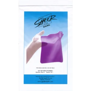 Sheer Glyde Dams Purple/Wildberry 4 Pack