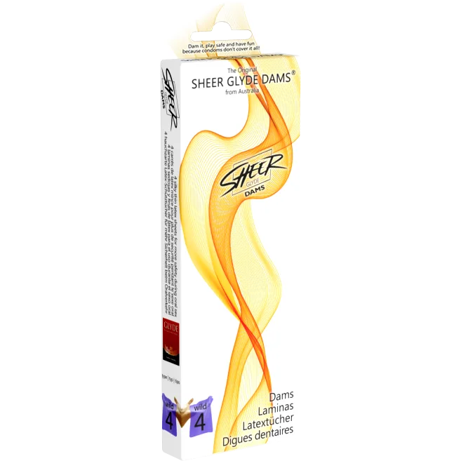 Sheer Glyde Dams Purple/Wildberry 4 Pack