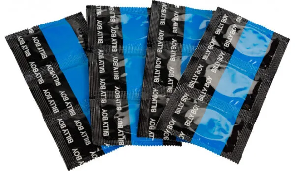 billy boy condom fun extra lubricated foil